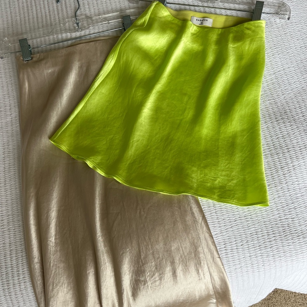 Babaton 00 Silk midi Skirt